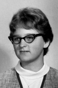 Martha Blowen, school photo, c 1966