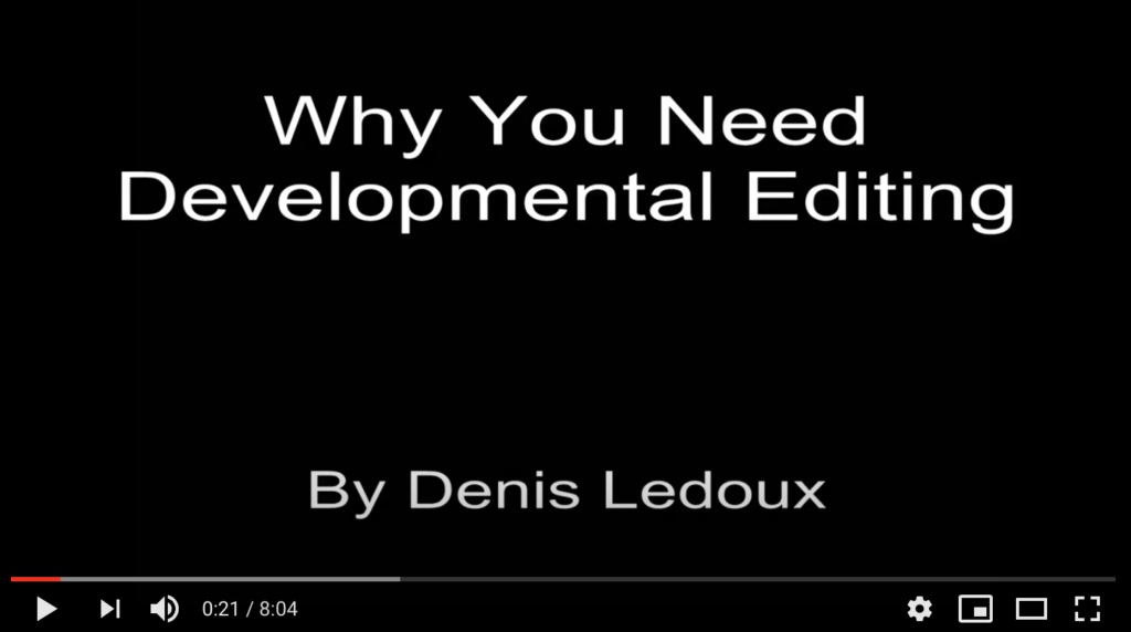 why you need developmental editing