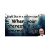 interest in memoir lags